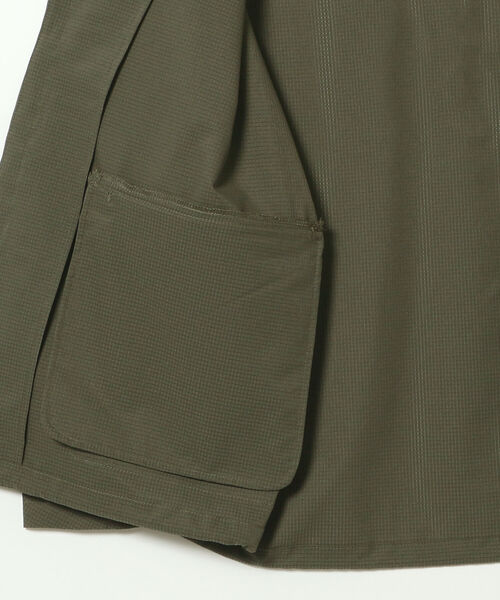 BEAMS LIGHTS（ビームスライツ）の「BEAMS LIGHTS / COOL DOTS(R) カーディガン (セットアップ対応/通気性/ストレッチ性)（ノーカラージャケット・メンズ・ネイビー/オリーブ・SMALL/MEDIUM/LARGE）」の11枚目の写真