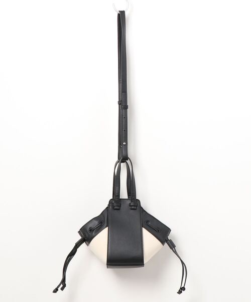 Riberry（リベリー）の「レザー＆キャンバスバッグ（ハンドバッグ・レディース・ホワイト/ブラック/ブラウン/グレイッシュベージュ・FREE）」の9枚目の写真