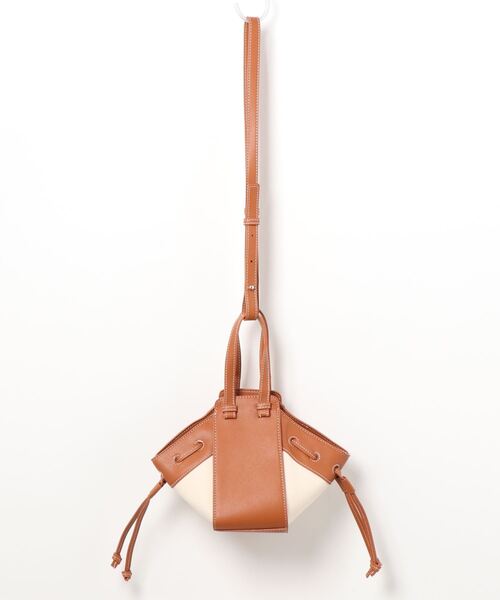 Riberry（リベリー）の「レザー＆キャンバスバッグ（ハンドバッグ・レディース・ホワイト/ブラック/ブラウン/グレイッシュベージュ・FREE）」の10枚目の写真