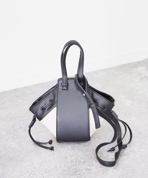 Riberry（リベリー）の「レザー＆キャンバスバッグ（ハンドバッグ・レディース・ホワイト/ブラック/ブラウン/グレイッシュベージュ・FREE）」の16枚目の写真