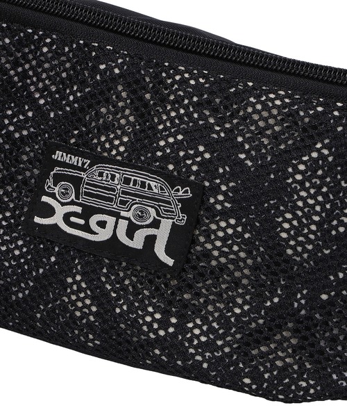 X-girl(エックスガール)の「X-girl × JIMMY’Z HIP BAG(ボディバッグ/ウエストポーチ・レディース・グリーン/マルチ・ONE SIZE)」の8枚目の写真
