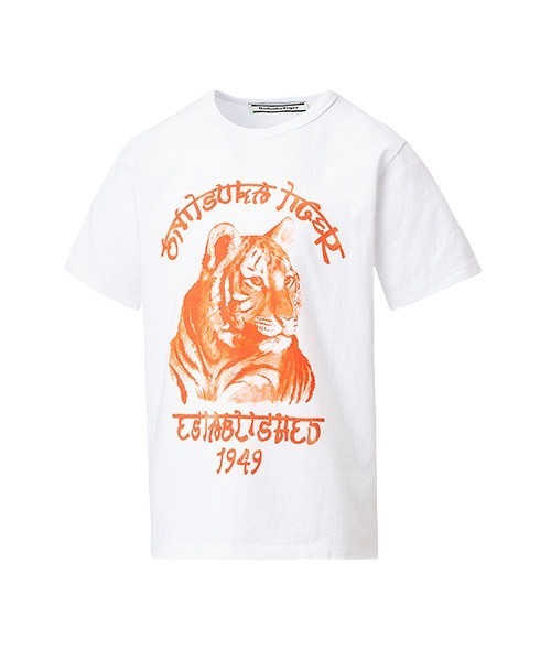 Onitsuka Tiger（オニツカタイガー）の「KIDS GRAPHIC TEE（Tシャツ/カットソー・キッズ・ピンク/ホワイト・120/130/140/110）」の4枚目の写真
