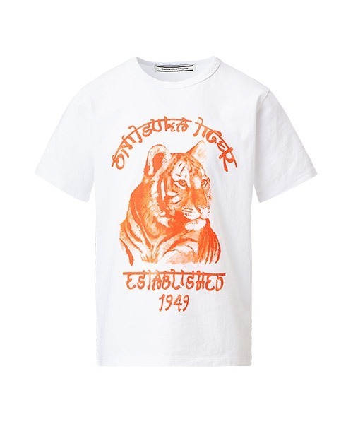 Onitsuka Tiger（オニツカタイガー）の「KIDS GRAPHIC TEE（Tシャツ/カットソー・キッズ・ピンク/ホワイト・120/130/140/110）」の5枚目の写真