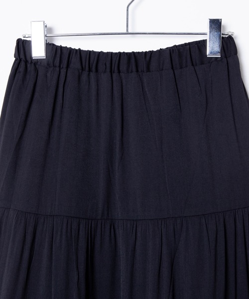 WEGO（ウィゴー）の「WEGO/ギャザーティアードスカート（スカート・レディース・ブラック/ライトブラウン・FREE）」の10枚目の写真