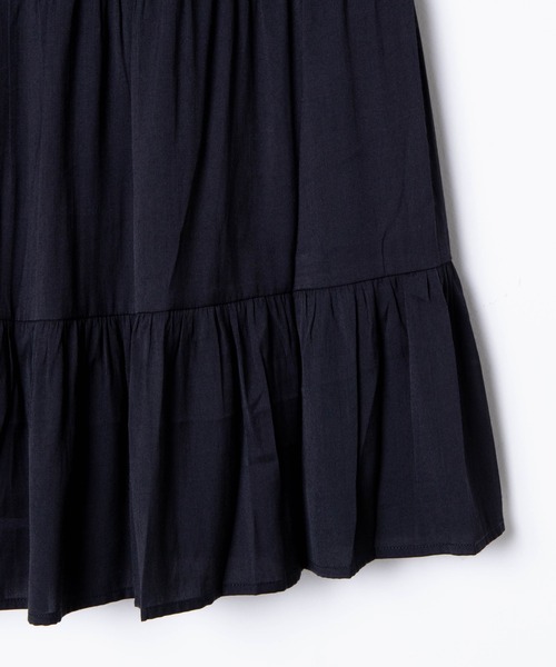 WEGO（ウィゴー）の「WEGO/ギャザーティアードスカート（スカート・レディース・ブラック/ライトブラウン・FREE）」の11枚目の写真