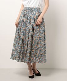 Te chichi | ボタニカルフルーツ柄ギャザースカート(スカート)