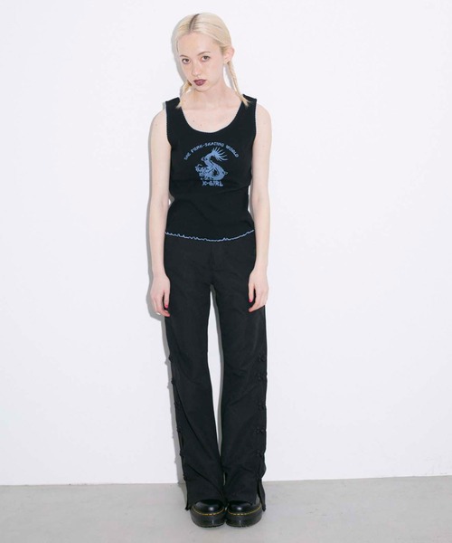 Faith connexion マルチタグ　タンクトップ G-DRAGON着用 astrid andersen g-dragon着用 ミンク タンクトップの通販 by