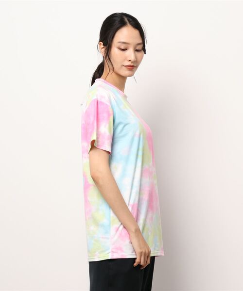 lakkanoir（ラッカノア）の「タイダイパステルカラーTシャツ（Tシャツ/カットソー・レディース・パープル/ピンク/グリーン・XL/L/M/S）」の13枚目の写真