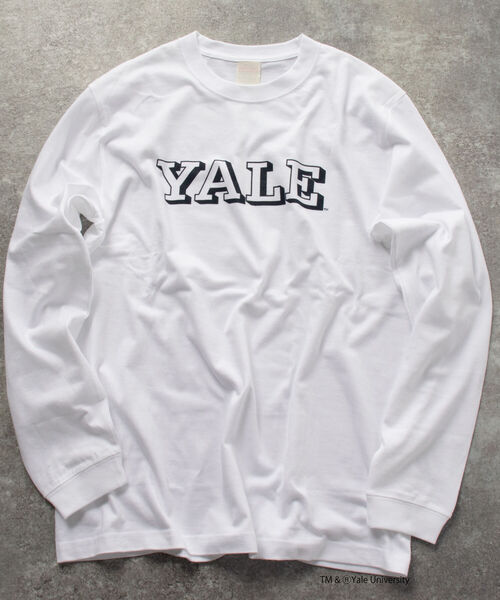 NOLLEY'S goodman（ノーリーズグッドマン）の「【WEB限定】YALE / UCLA 別注 カレッジロゴ プリント ビッグシルエット Tシャツ（Tシャツ/カットソー・メンズ・グレー系その他/ホワイト系その他2/グレー系その他3/ホワイト系その他/グレー系その他2/ホワイト系その他3・LARGE/MEDIUM）」の2枚目の写真