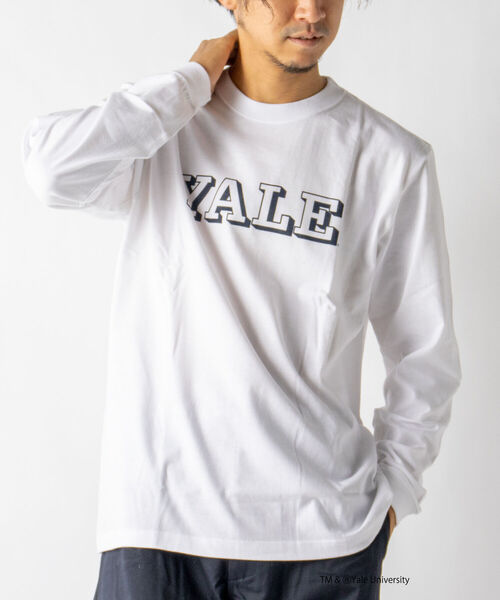 NOLLEY'S goodman（ノーリーズグッドマン）の「【WEB限定】YALE / UCLA 別注 カレッジロゴ プリント ビッグシルエット Tシャツ（Tシャツ/カットソー・メンズ・グレー系その他/ホワイト系その他2/グレー系その他3/ホワイト系その他/グレー系その他2/ホワイト系その他3・LARGE/MEDIUM）」の9枚目の写真
