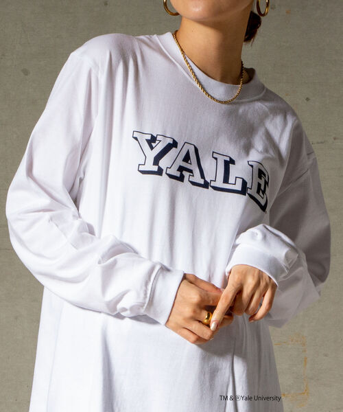 NOLLEY'S goodman（ノーリーズグッドマン）の「【WEB限定】YALE / UCLA 別注 カレッジロゴ プリント ビッグシルエット Tシャツ（Tシャツ/カットソー・メンズ・グレー系その他/ホワイト系その他2/グレー系その他3/ホワイト系その他/グレー系その他2/ホワイト系その他3・LARGE/MEDIUM）」の10枚目の写真