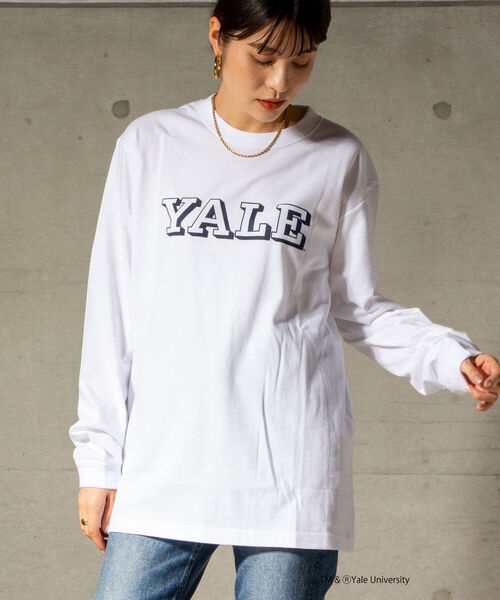 NOLLEY'S goodman（ノーリーズグッドマン）の「【WEB限定】YALE / UCLA 別注 カレッジロゴ プリント ビッグシルエット Tシャツ（Tシャツ/カットソー・メンズ・グレー系その他/ホワイト系その他2/グレー系その他3/ホワイト系その他/グレー系その他2/ホワイト系その他3・LARGE/MEDIUM）」の12枚目の写真