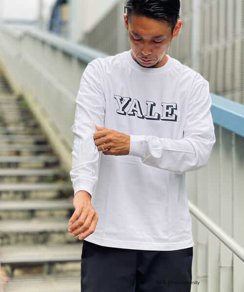 NOLLEY'S goodman（ノーリーズグッドマン）の「【WEB限定】YALE / UCLA 別注 カレッジロゴ プリント ビッグシルエット Tシャツ（Tシャツ/カットソー・メンズ・グレー系その他/ホワイト系その他2/グレー系その他3/ホワイト系その他/グレー系その他2/ホワイト系その他3・LARGE/MEDIUM）」の14枚目の写真