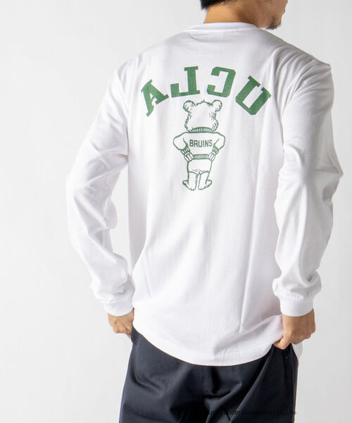 NOLLEY'S goodman（ノーリーズグッドマン）の「【WEB限定】YALE / UCLA 別注 カレッジロゴ プリント ビッグシルエット Tシャツ（Tシャツ/カットソー・メンズ・グレー系その他/ホワイト系その他2/グレー系その他3/ホワイト系その他/グレー系その他2/ホワイト系その他3・LARGE/MEDIUM）」の19枚目の写真