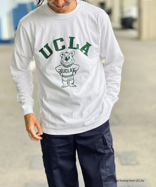 NOLLEY'S goodman（ノーリーズグッドマン）の「【WEB限定】YALE / UCLA 別注 カレッジロゴ プリント ビッグシルエット Tシャツ（Tシャツ/カットソー・メンズ・グレー系その他/ホワイト系その他2/グレー系その他3/ホワイト系その他/グレー系その他2/ホワイト系その他3・LARGE/MEDIUM）」の22枚目の写真