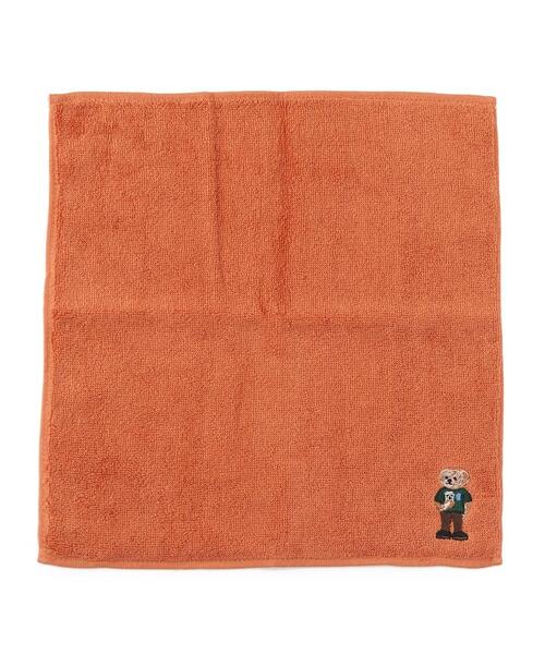 THE SHOP TK (ザ ショップ ティーケー )の「◆【抗菌防臭】今治ポリジンベア刺繍タオル(ハンカチ/ハンドタオル・メンズ・ネイビー/ライトグリーン/サンドベージュ/オレンジ・00)」の4枚目の写真