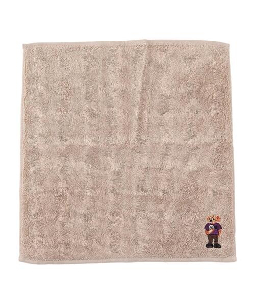 THE SHOP TK (ザ ショップ ティーケー )の「◆【抗菌防臭】今治ポリジンベア刺繍タオル(ハンカチ/ハンドタオル・メンズ・ネイビー/ライトグリーン/サンドベージュ/オレンジ・00)」の2枚目の写真