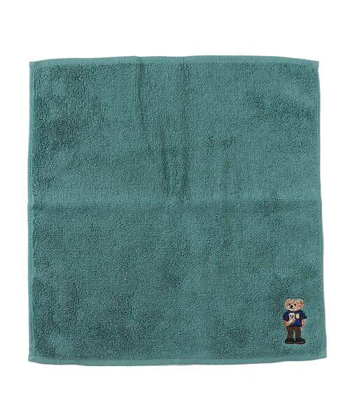 THE SHOP TK (ザ ショップ ティーケー )の「◆【抗菌防臭】今治ポリジンベア刺繍タオル(ハンカチ/ハンドタオル・メンズ・ネイビー/ライトグリーン/サンドベージュ/オレンジ・00)」の9枚目の写真