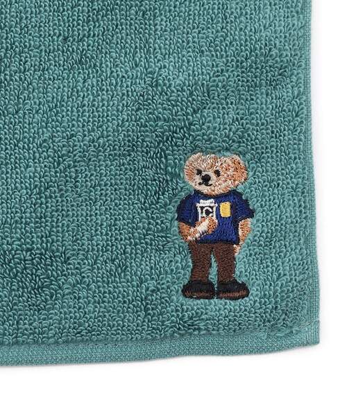 THE SHOP TK (ザ ショップ ティーケー )の「◆【抗菌防臭】今治ポリジンベア刺繍タオル(ハンカチ/ハンドタオル・メンズ・ネイビー/ライトグリーン/サンドベージュ/オレンジ・00)」の6枚目の写真