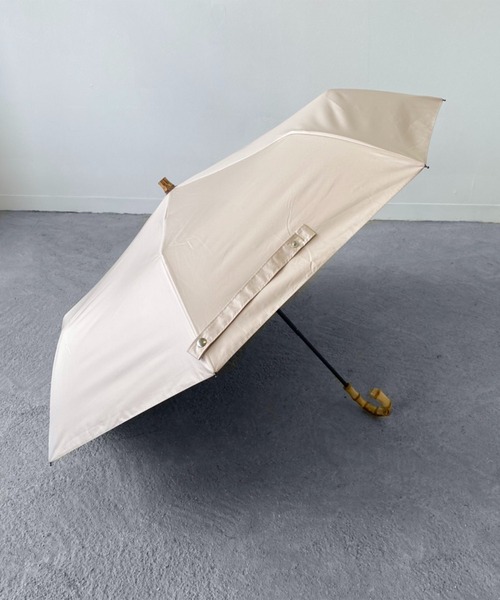 Birthday room（バースデイルーム）の「晴雨兼用UVカットバンブー折りたたみ傘（折りたたみ傘・レディース・ライトブルー/ブラック/ベージュ/ネイビー/ピンク/ライトグリーン・FREE）」の14枚目の写真