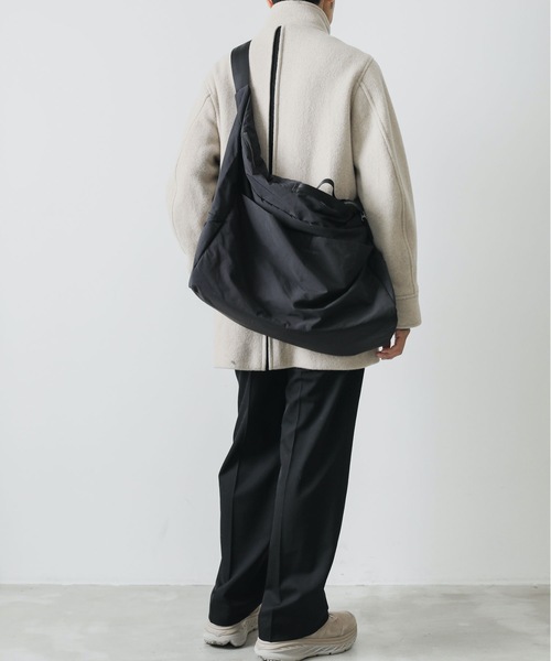 KAZUYUKI KUMAGAI ATTACHMENT（カズユキクマガイアタッチメント）の「MILLED WOOL KNIT SMOCKS FEARNOUGHT COAT（その他アウター・メンズ・ベージュ/ブラック・1/2）」の15枚目の写真