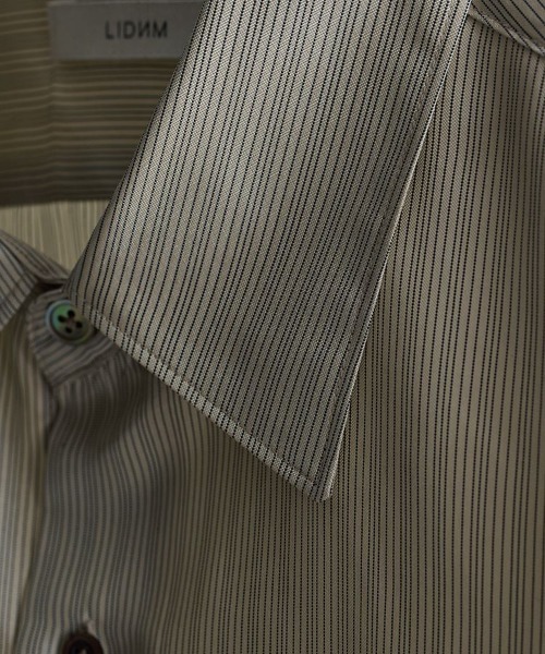 リプレゼント メンズ シャツ トップス Pinstripe Tailored Shirt LIDNM（リドム）の「SILK PIN STRIPE SHIRT（シャツ⁄ブラウス）」 - WEAR