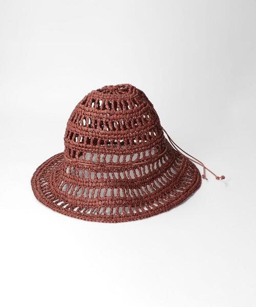 La Maison de Lyllis（メゾンドリリス）の「＜La maison de Lyllis＞TULIP ハット ◆（ハット・レディース・オリーブ/ワインレッド・FREE）」の22枚目の写真