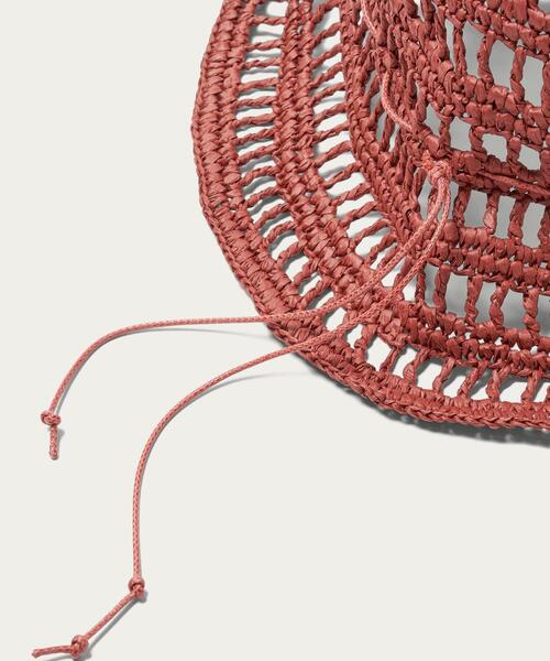 La Maison de Lyllis（メゾンドリリス）の「＜La maison de Lyllis＞TULIP ハット ◆（ハット・レディース・オリーブ/ワインレッド・FREE）」の12枚目の写真