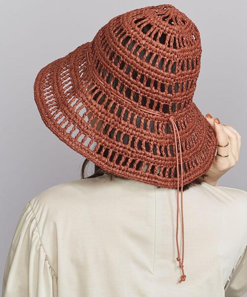 La Maison de Lyllis（メゾンドリリス）の「＜La maison de Lyllis＞TULIP ハット ◆（ハット・レディース・オリーブ/ワインレッド・FREE）」の10枚目の写真