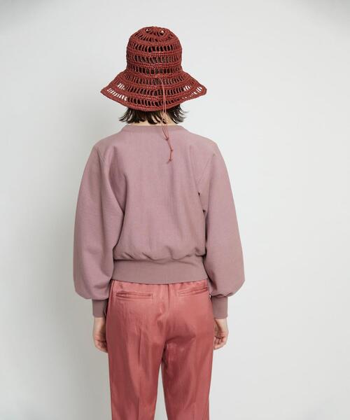 La Maison de Lyllis（メゾンドリリス）の「＜La maison de Lyllis＞TULIP ハット ◆（ハット・レディース・オリーブ/ワインレッド・FREE）」の8枚目の写真