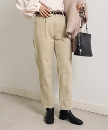 Crisp | ウォッシュアンクルテーパードパンツ(チノパンツ)