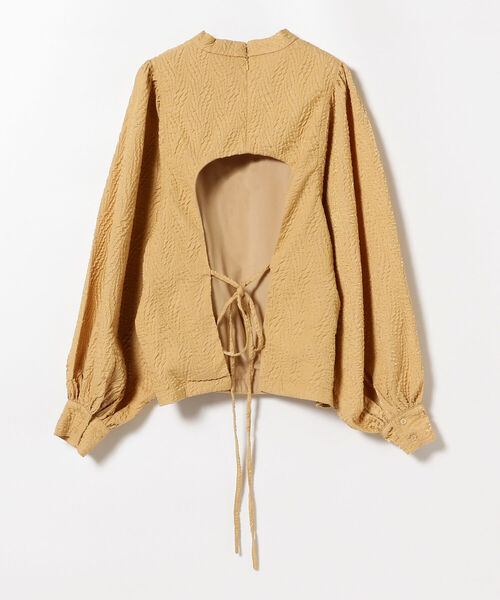 Ray BEAMS(レイビームス)の「GHOSPELL / Open Back Tops(シャツ/ブラウス・レディース・イエロー・ONE SIZE)」の5枚目の写真