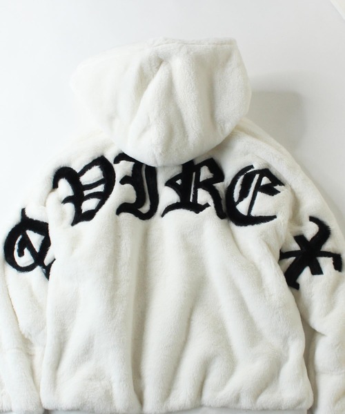 AVIREX(アヴィレックス)の「【直営店限定】エコファー ジャケット / ECO FUR JACKET AVIREX / アヴィレックス / AVIREX(ブルゾン・メンズ・ホワイト/ブラック・SMALL/MEDIUM/LARGE)」の8枚目の写真