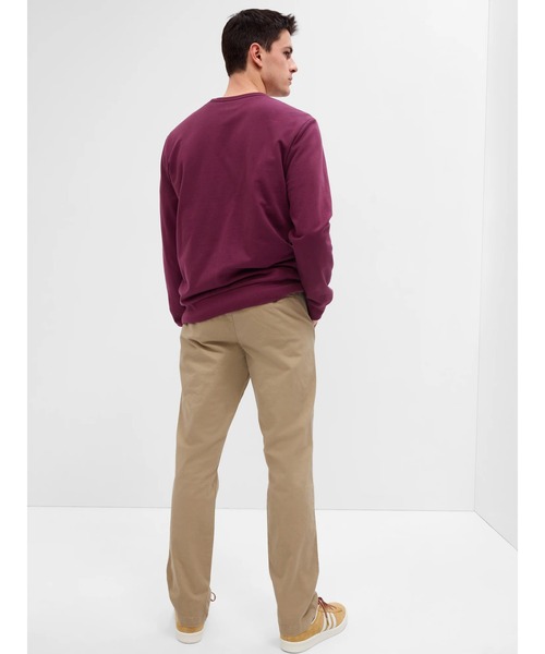 GAP（ギャップ）の「Gapflex エッセンシャル カーキ ストレートフィットパンツ（チノパンツ・メンズ・ベージュ/ネイビー/ブラック/スミクロ/グレー/ライトブラック/ブラウン・31W 30L/34W 30L/32W 30L/30W 30L/31W 32L/36W 30L/29W 30L/28W 30L/28W 32L/32W 32L/34W 32L/36W 32L/38W 30L/33W 32L/33W 30L/30W 32L/38W 32L/29W 32L）」の10枚目の写真