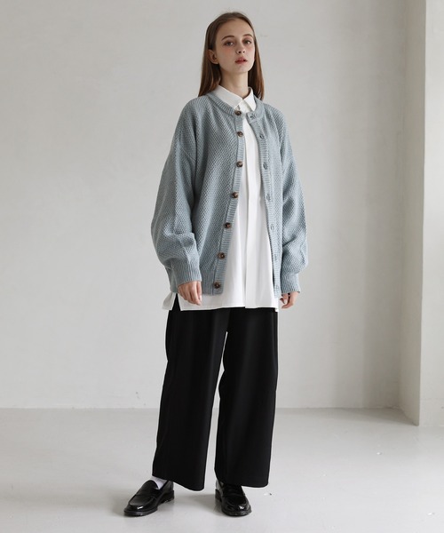 LILL（リル）の「ポリトロディープタックワイドバルーンパンツ（その他パンツ・メンズ・ブルーグレー/ブラウン/ブラック/モカ・M/XL/L/S）」の10枚目の写真