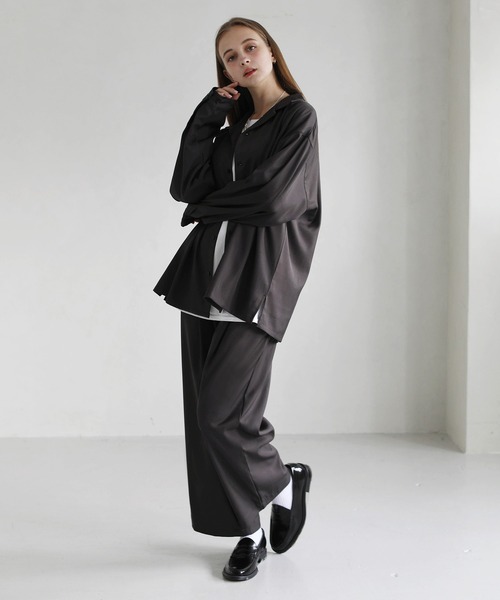 LILL（リル）の「ポリトロディープタックワイドバルーンパンツ（その他パンツ・メンズ・ブルーグレー/ブラウン/ブラック/モカ・M/XL/L/S）」の17枚目の写真