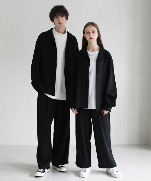 LILL（リル）の「ポリトロディープタックワイドバルーンパンツ（その他パンツ・メンズ・ブルーグレー/ブラウン/ブラック/モカ・M/XL/L/S）」の18枚目の写真