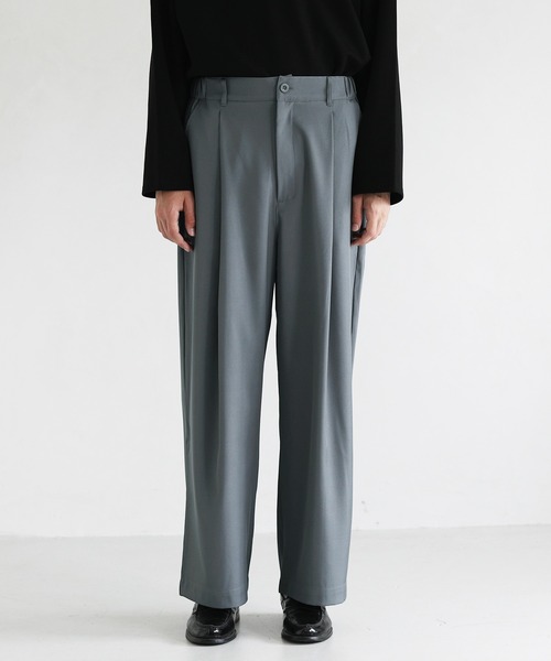 LILL（リル）の「ポリトロディープタックワイドバルーンパンツ（その他パンツ・メンズ・ブルーグレー/ブラウン/ブラック/モカ・M/XL/L/S）」の13枚目の写真