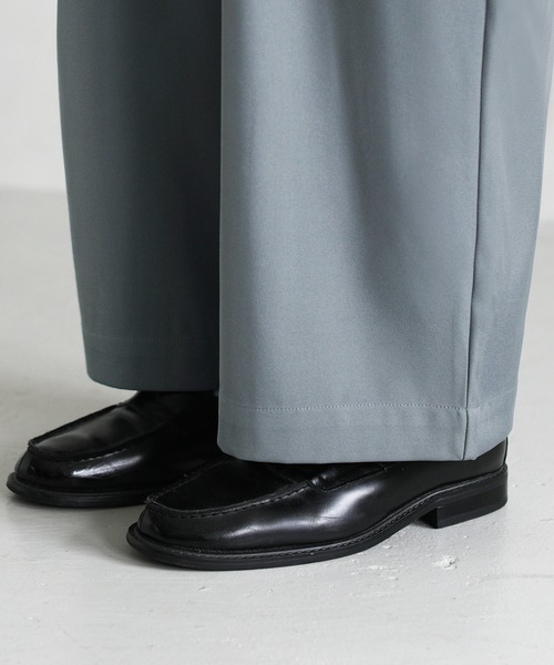 LILL（リル）の「ポリトロディープタックワイドバルーンパンツ（その他パンツ・メンズ・ブルーグレー/ブラウン/ブラック/モカ・M/XL/L/S）」の14枚目の写真