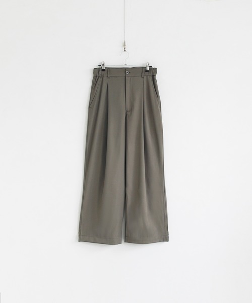 LILL（リル）の「ポリトロディープタックワイドバルーンパンツ（その他パンツ・メンズ・ブルーグレー/ブラウン/ブラック/モカ・M/XL/L/S）」の20枚目の写真