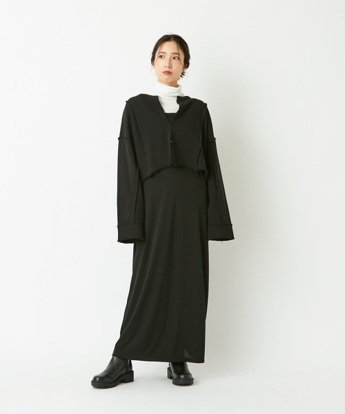 CIAOPANIC(チャオパニック)の「カットキャミワンピース(ワンピース・レディース・ブラック/ブルー・FREE)」の21枚目の写真