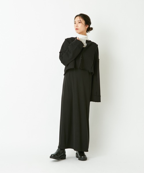 CIAOPANIC(チャオパニック)の「カットキャミワンピース(ワンピース・レディース・ブラック/ブルー・FREE)」の13枚目の写真