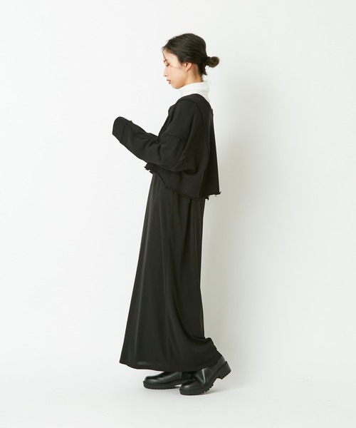 CIAOPANIC(チャオパニック)の「カットキャミワンピース(ワンピース・レディース・ブラック/ブルー・FREE)」の18枚目の写真