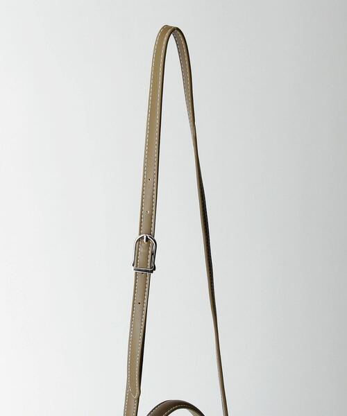 BEAUTY&YOUTH UNITED ARROWS（ビューティーアンドユースユナイテッドアローズ）の「BY ステッチミニ ドロストバッグ -2WAY-（ショルダーバッグ・レディース・オリーブ/ブラック・FREE）」の7枚目の写真