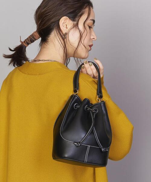 BEAUTY&YOUTH UNITED ARROWS（ビューティーアンドユースユナイテッドアローズ）の「BY ステッチミニ ドロストバッグ -2WAY-（ショルダーバッグ・レディース・オリーブ/ブラック・FREE）」の15枚目の写真