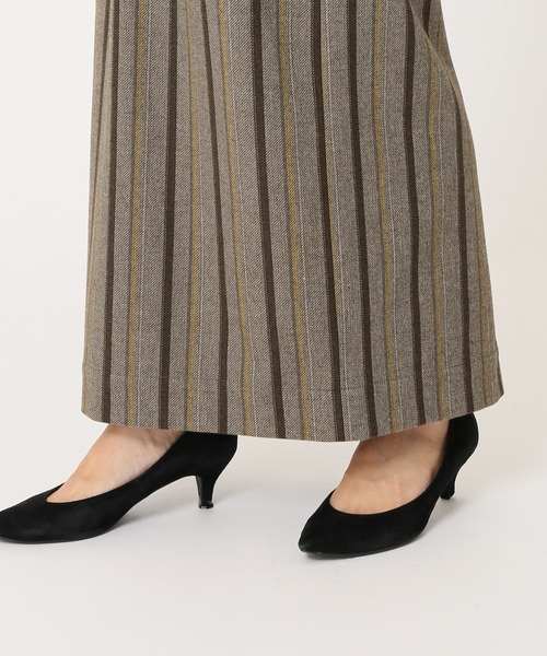 新品 JOURNAL STANDARD relume ストライプ スカート ストライプフレアスカート（ロング・マキシ丈スカート