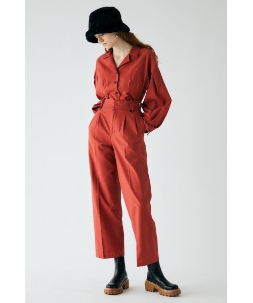 MOUSSY（マウジー）の「WIDE SLEEVE TUCK シャツ（シャツ/ブラウス・レディース・カーキ/オレンジ/ライトベージュ/ライトブラック・FREE）」の13枚目の写真