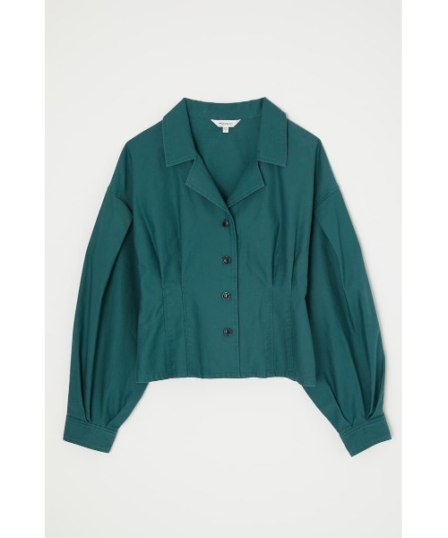 MOUSSY（マウジー）の「WIDE SLEEVE TUCK シャツ（シャツ/ブラウス・レディース・カーキ/オレンジ/ライトベージュ/ライトブラック・FREE）」の14枚目の写真