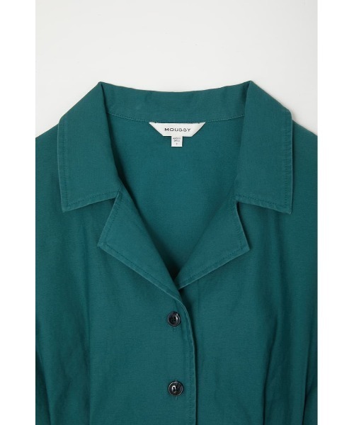 MOUSSY（マウジー）の「WIDE SLEEVE TUCK シャツ（シャツ/ブラウス・レディース・カーキ/オレンジ/ライトベージュ/ライトブラック・FREE）」の21枚目の写真