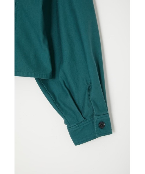 MOUSSY（マウジー）の「WIDE SLEEVE TUCK シャツ（シャツ/ブラウス・レディース・カーキ/オレンジ/ライトベージュ/ライトブラック・FREE）」の12枚目の写真